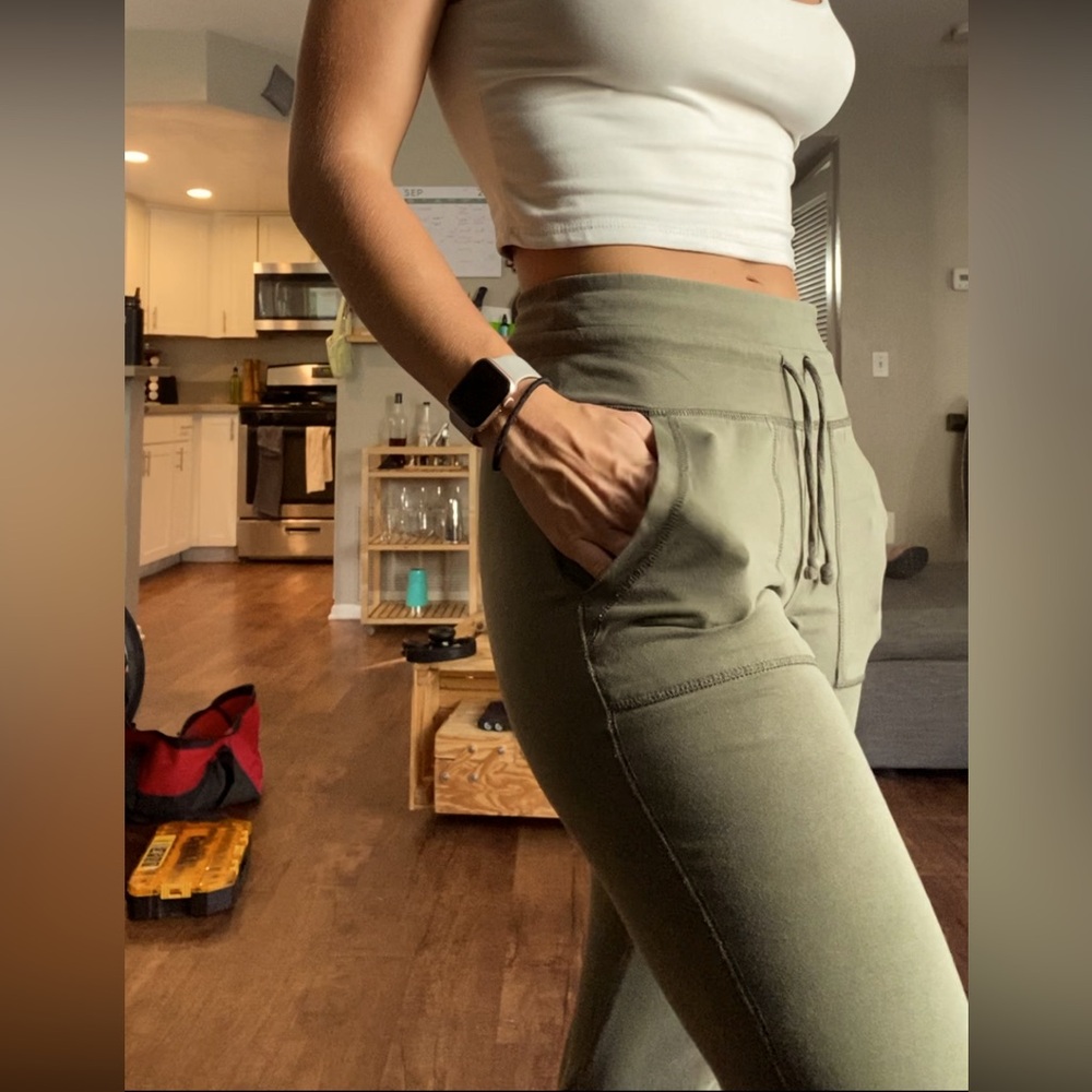 Wild Fable, Medium Green, stretchy legging lounge pants
